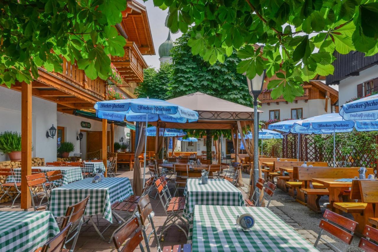 Metzgerei Gasthof Oberhauser - Hotel Zur Post Egling Bagian luar foto