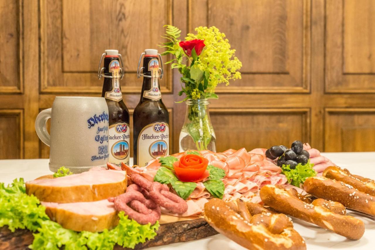 Metzgerei Gasthof Oberhauser - Hotel Zur Post Egling Bagian luar foto